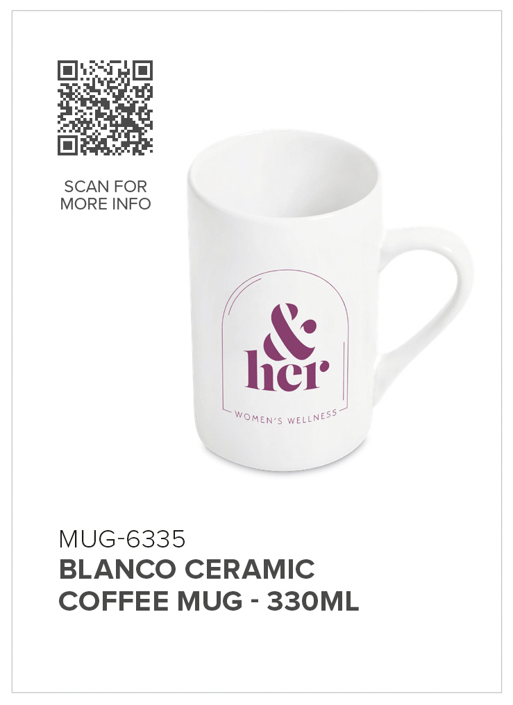 Blanco Ceramic Coffee Mug - 330ml CATALOGUE_IMAGE